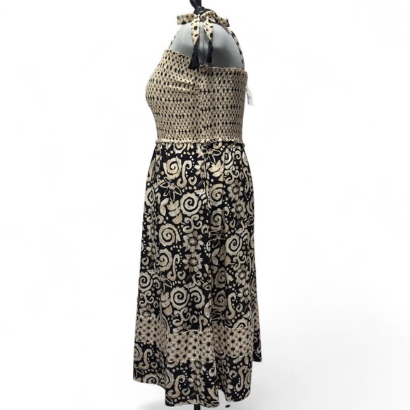 Cato Smocked Boho Maxi Dress Plus Size 18W/20W Cottagecore Boho Indie Summer - Picture 4 of 9